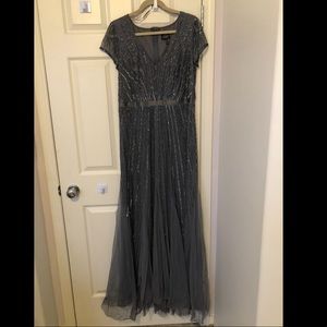 Beaded Adriana Papell gown